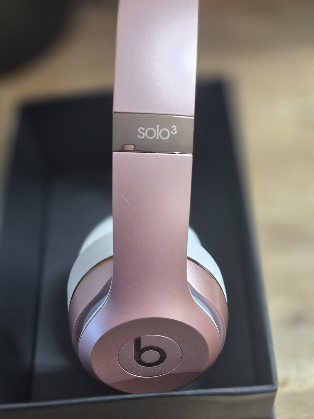 Beats by Dre Solo3 Wireless On-Ear Headphones - Rose Gold and White